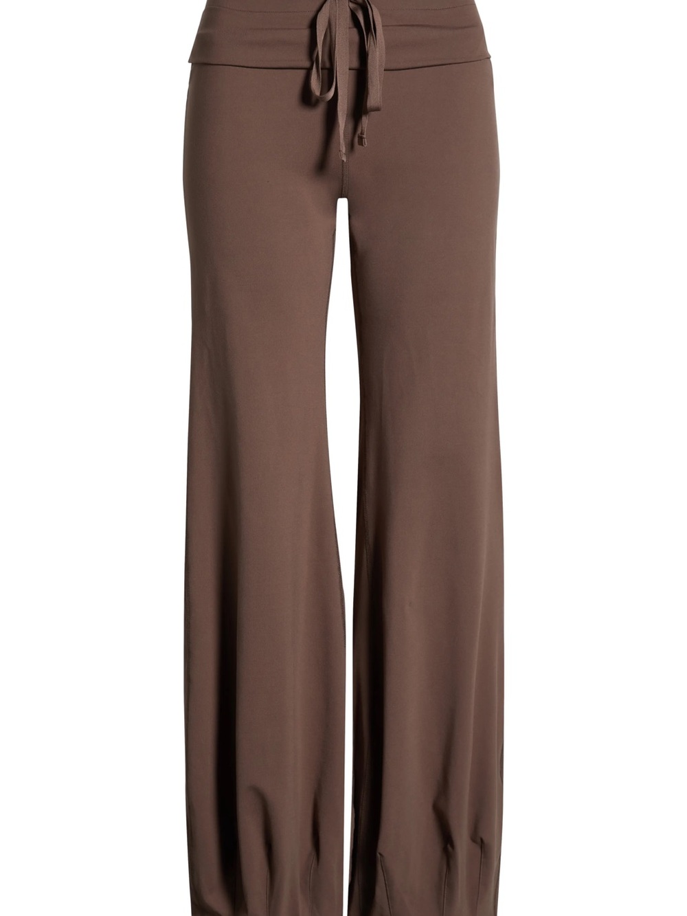 Nwot FP Movement by Free People Brown Wide-Leg Drawstring Track Pants